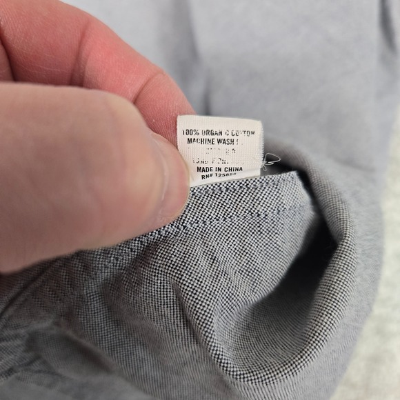 Taylor Stitch mens 40 gray long sleeve button down oxford - Picture 3 of 8